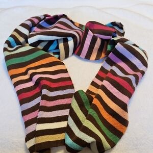 Aeropostale Multicolor Striped Scarf